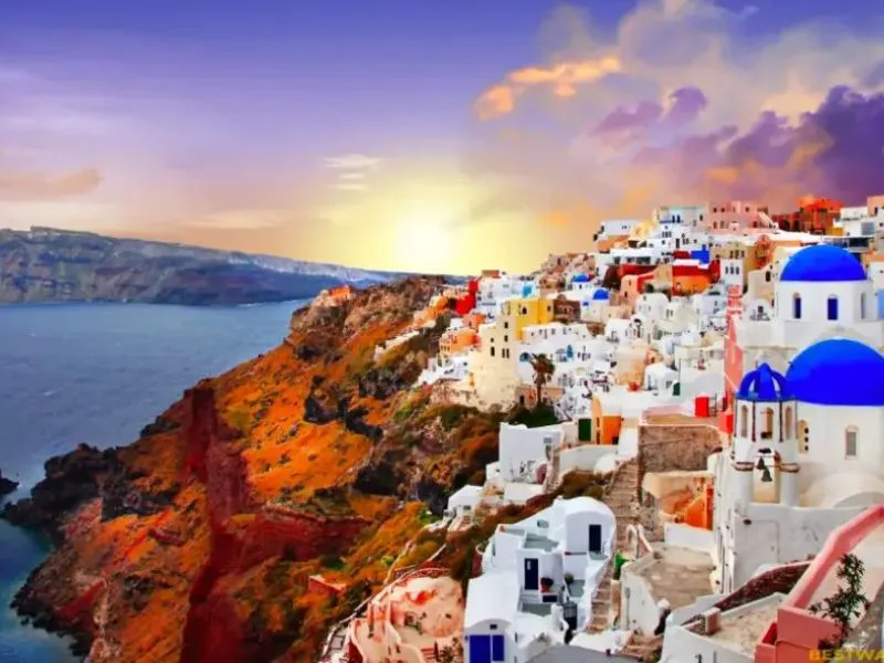 santorini hy lap kham pha hon dao thien duong giua bien dia trung hai