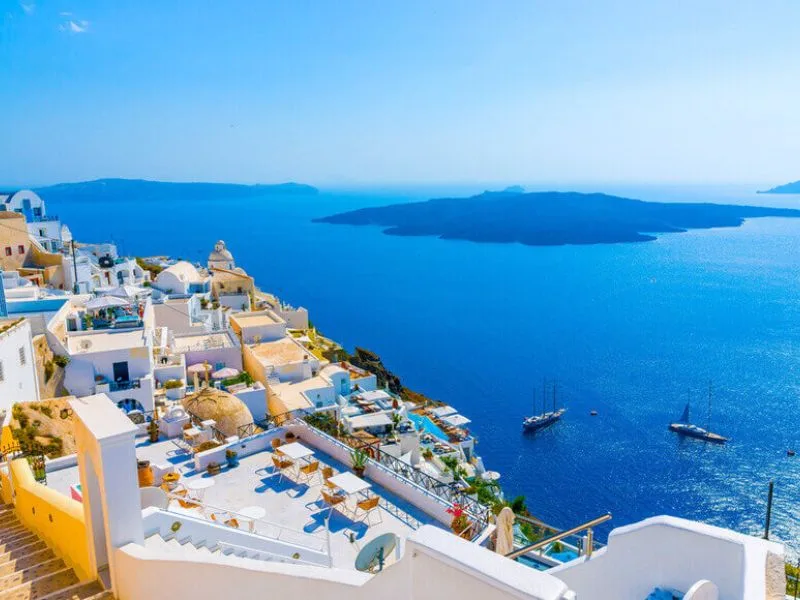 santorini hy lap kham pha hon dao thien duong giua bien dia trung hai